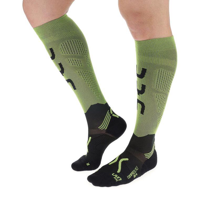 Man Run Compression Fly Socks férfi sportzokni - fekete