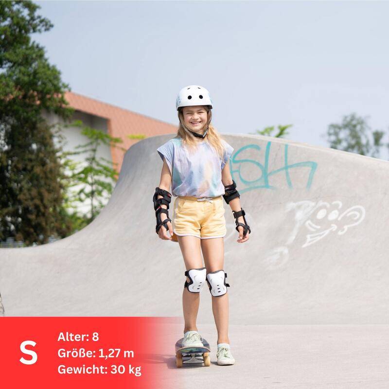 Schoner Set Protektoren Inliner 3-er Set Skateboard Kinder Schützer Knieschoner