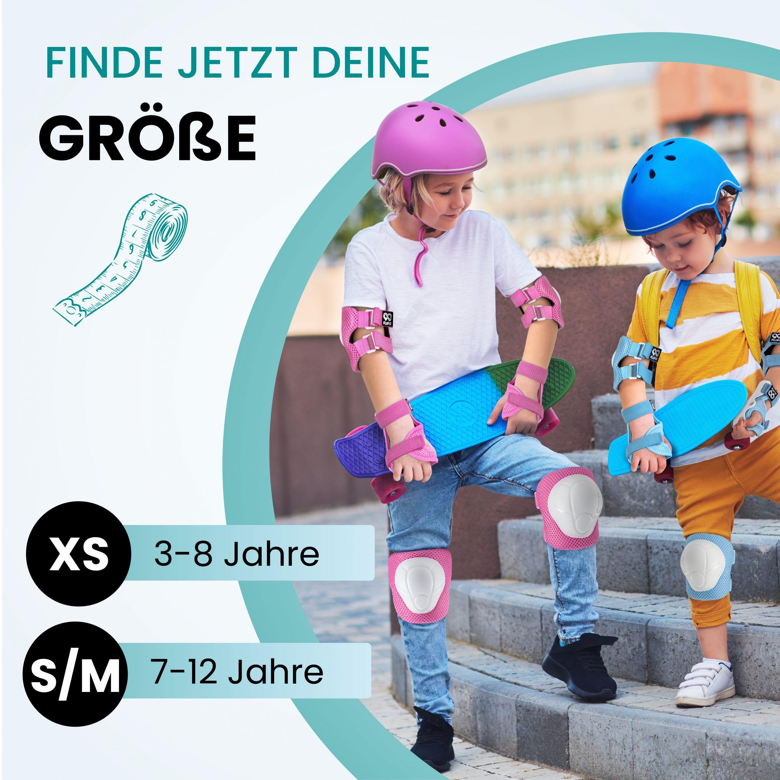 Protection Roller Enfant Fille - Protection Trotinette - Protege Genoux 3-12 ans 5/7