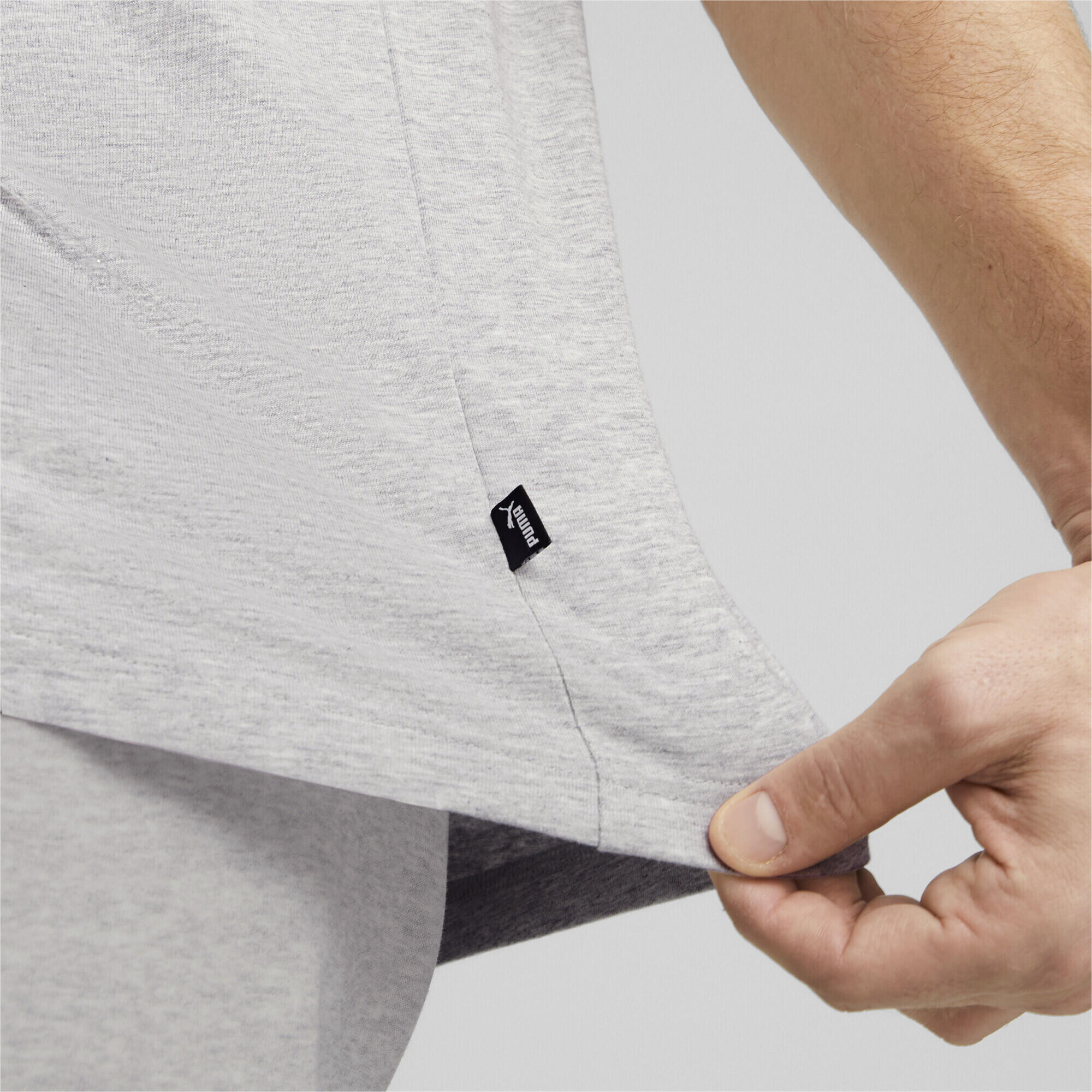 Essentials+ T-shirt met klein, tweekleurig logo voor heren PUMA 4/6