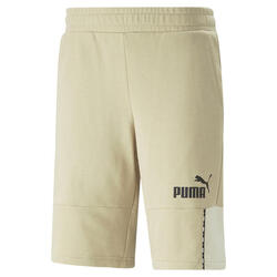 Shorts Hombre Essentials Block Tape PUMA Granola Beige