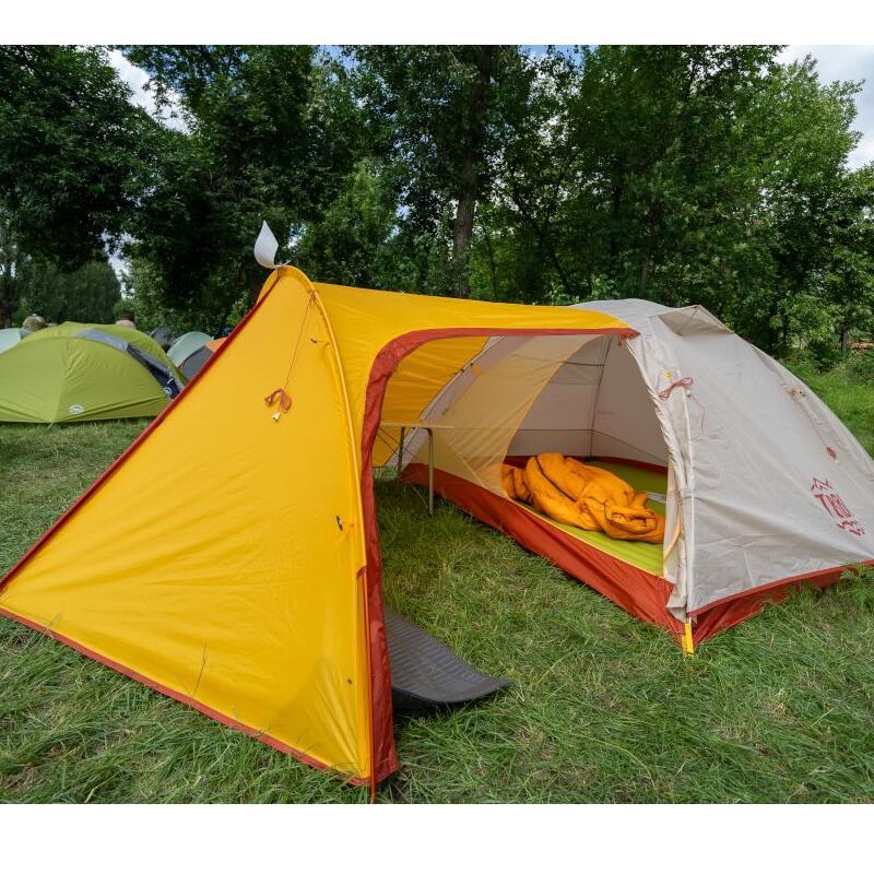 Borzhava XL 3 Alu - lichtgewicht tent - 3 persoons - Geel 4/5