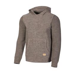 Pull NLS Petal Coffee Bean pour hommes - 100% pure laine non teinte