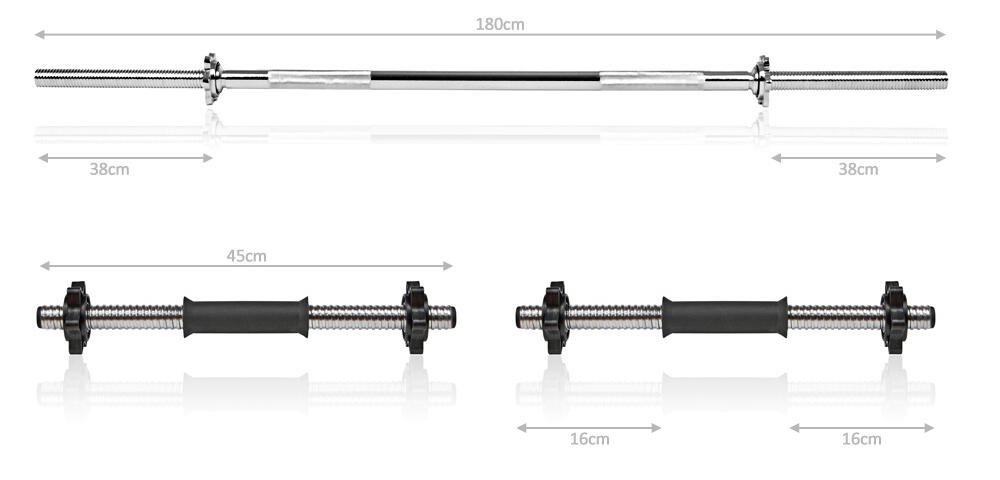 Zestaw kulturystyczny Sapphire SG 123kg z ławką XG-35 4/7