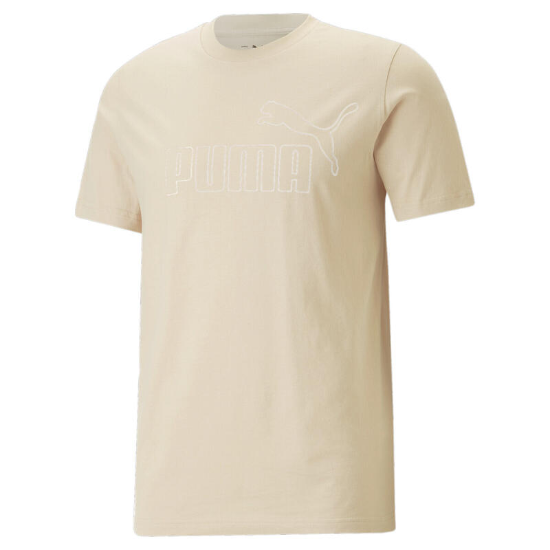 Camiseta Hombre Essentials Elevated PUMA Granola Beige