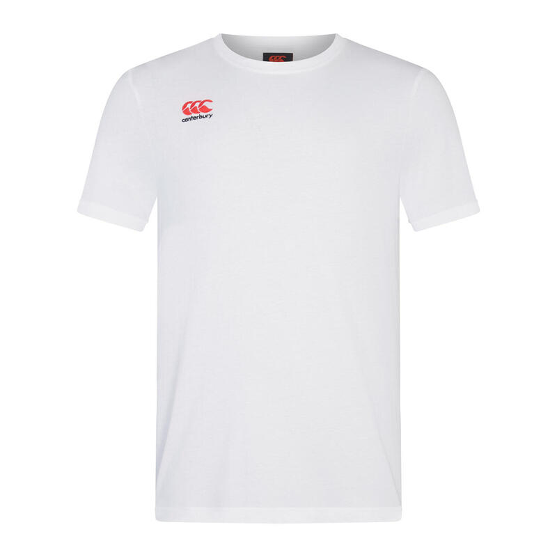 Katoenen T-shirt met klein logo Canterbury