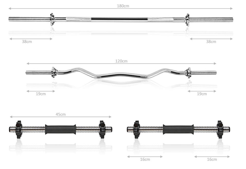 Zestaw kulturystyczny Sapphire SG 123kg z ławką XG-500 z wyciągiem 3/7