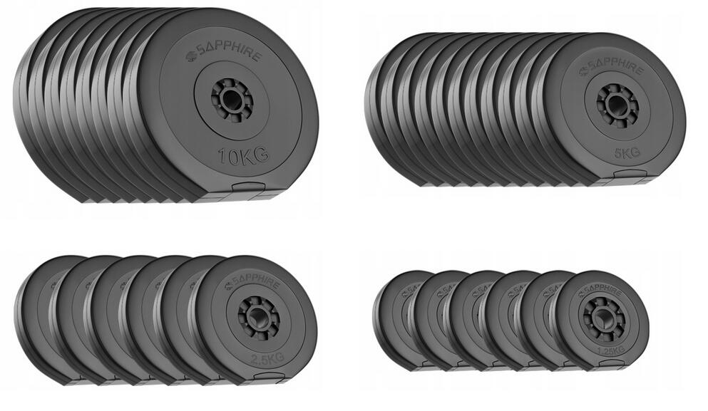 Zestaw kulturystyczny Sapphire SG 191kg z ławką XG-35 4/7