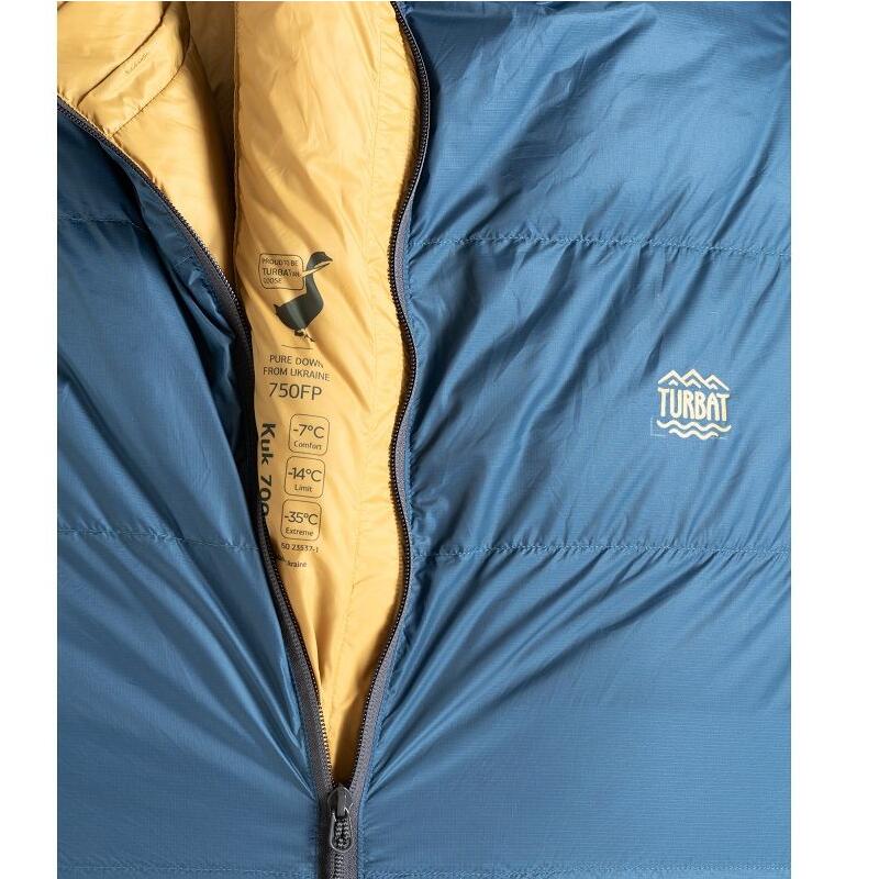 Mummyslaapzak Down Kuk 700 Legion Blue -35°C - Blauw - voor volwassenen 4/5