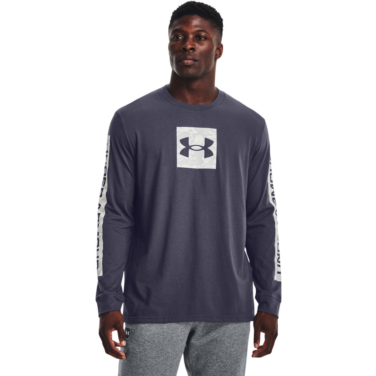 Chemisier Under Armour Camo Boxed Sportstyle, Bleu, Hommes 3/5