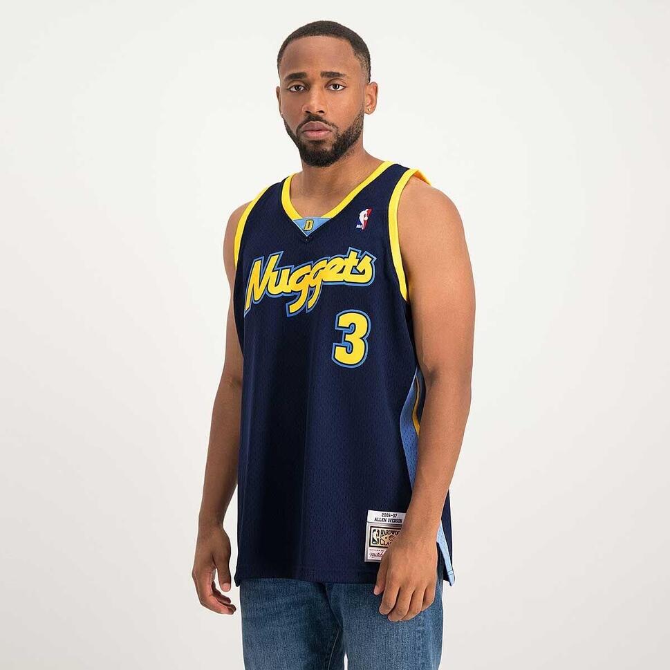 Koszulka męska do koszykówki Mitchell & Ness NBA Denver Nuggets Allen Iverson