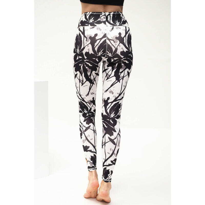 Yoga Leggings Ganga 7/8 Flower Yoga Damen Mehrfarbig Stretchig KISMET