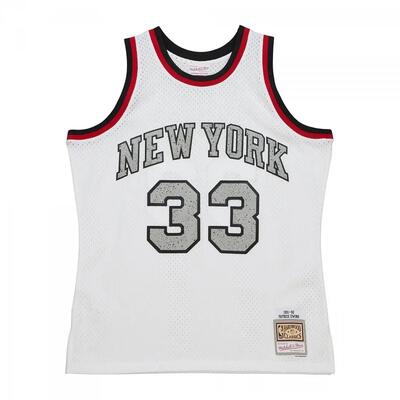 Mitchell & ness nba cracked cement swingman jersey knicks 1991 patrick ewing