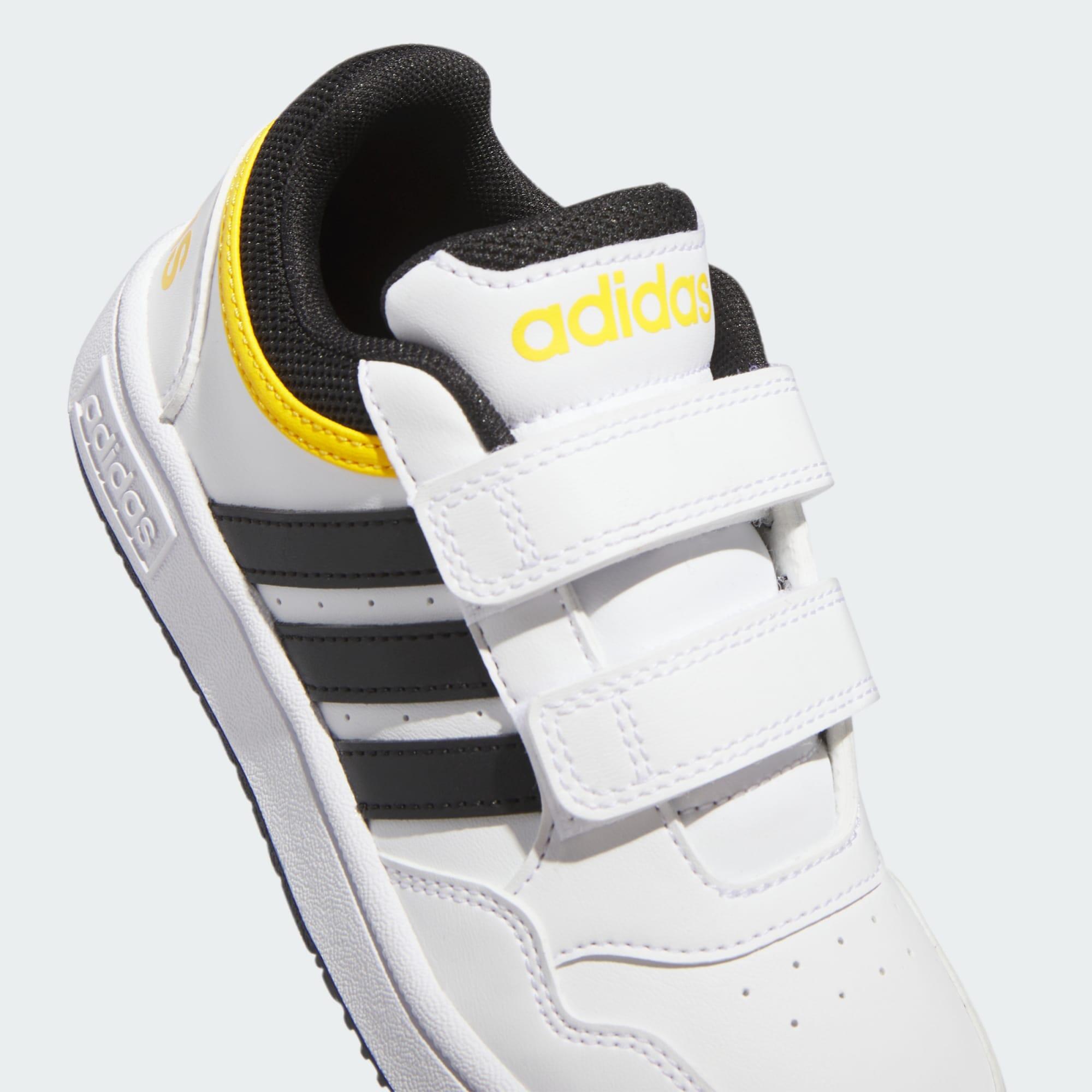 (PS) adidas Hoops Lifestyle 'White Black Yellow' — foto 6