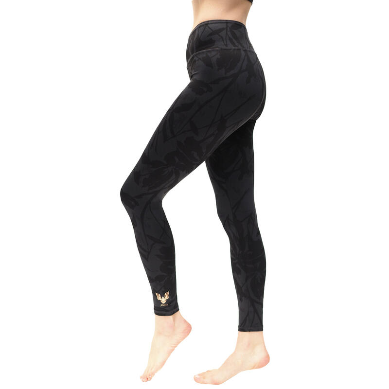 Yoga Leggings Ganga 7/8 Classic Yoga Damen Grau Stretchig KISMET