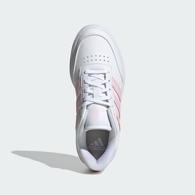 Pantofi adidas Courtblock albi pentru femei