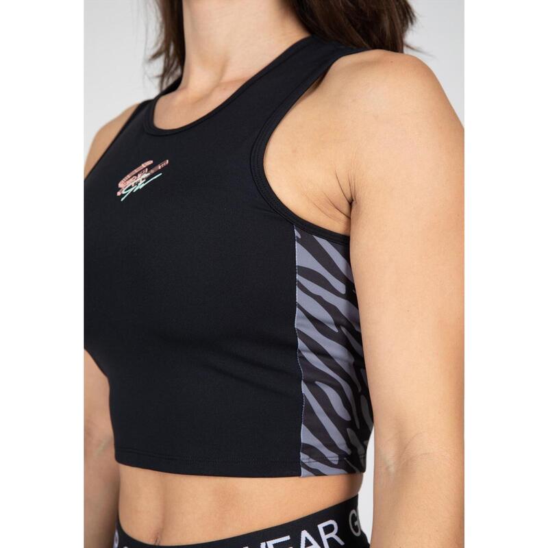 Zion Crop Top - Black - S