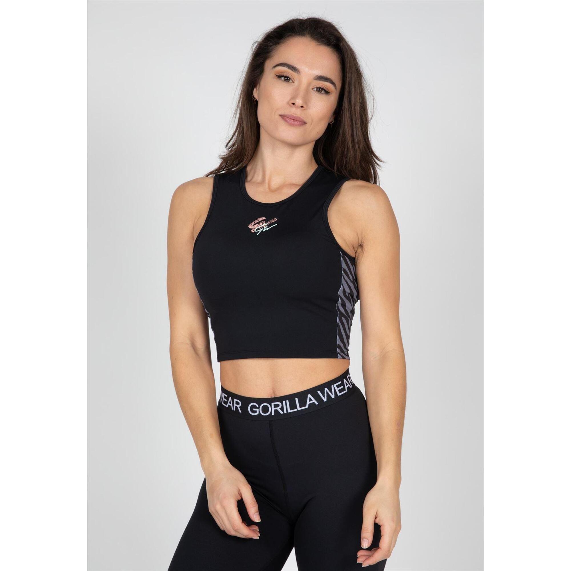 Zion Crop Top - Black - XL