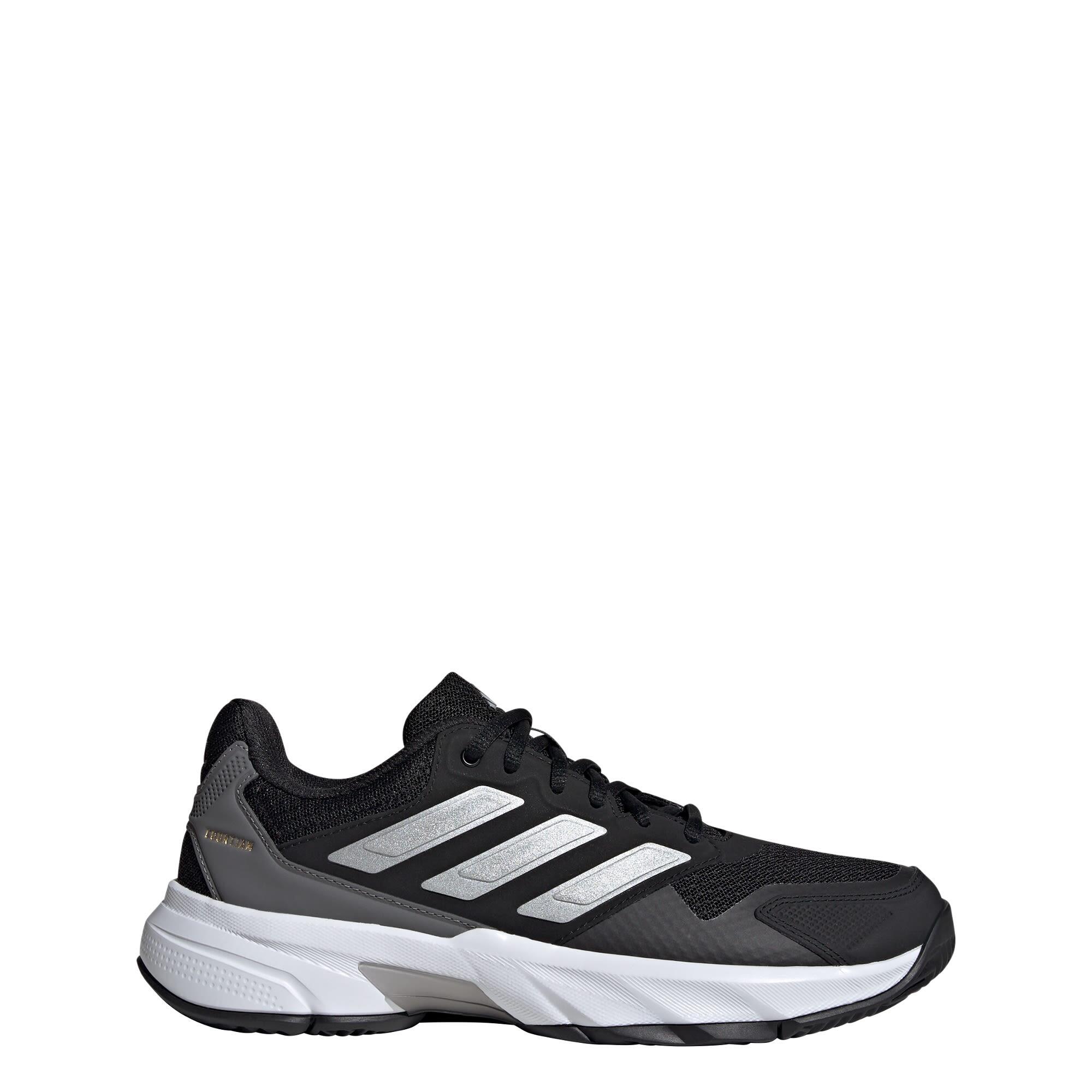 Adidas - Chaussure De Tennis Courtjam Control 3 - Chaussures De Sport - Gris|noir - 38 2/3 - Decathlon