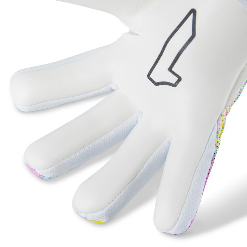 Guantes De Portero Adulto Rinat Asimetrik Stellar Semi  Blanco/verde Aqua