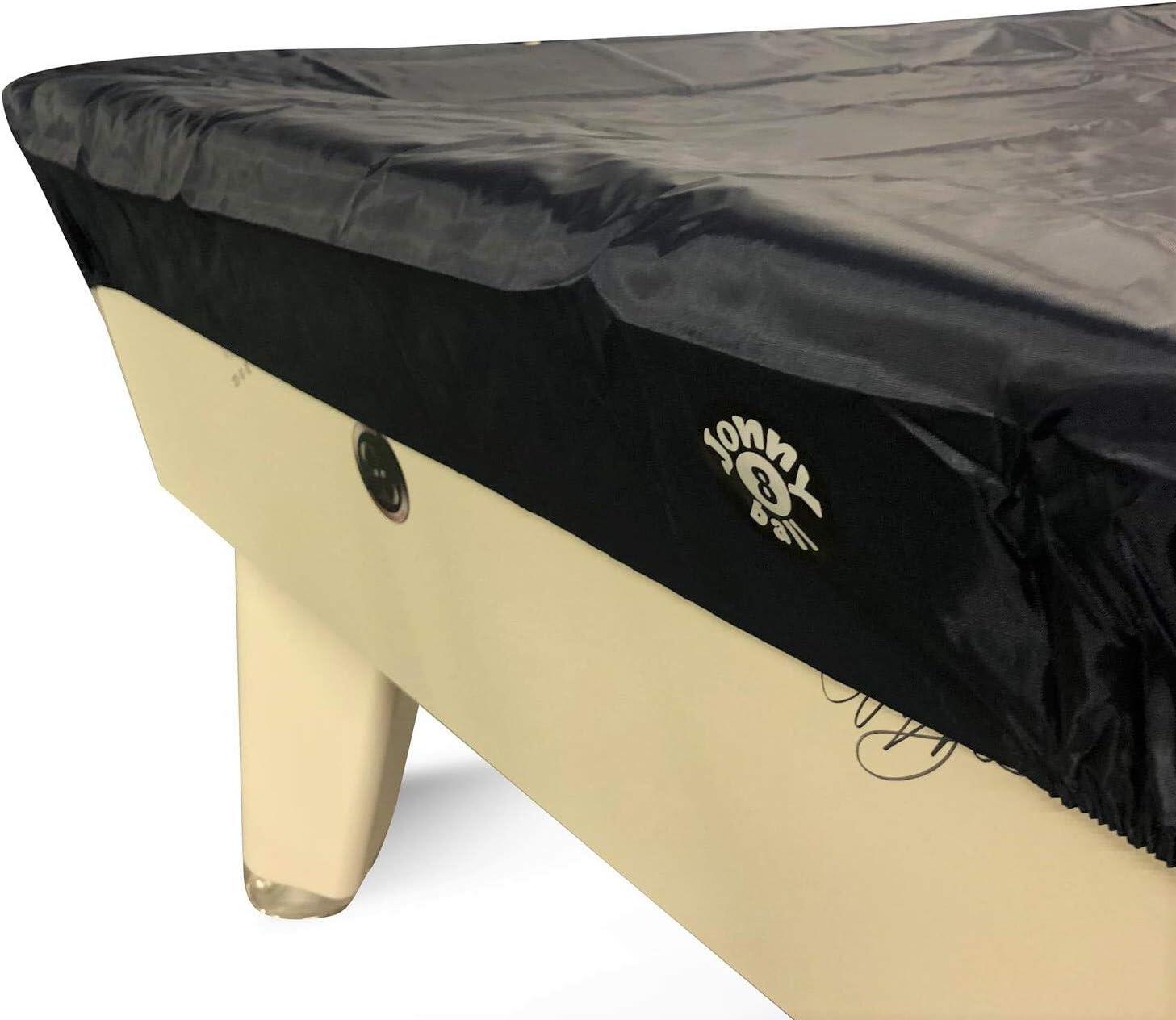 Housse De Protection Jonny 8 Ball – 2,1 M, Imperméable, Similicuir Noir, Pour Table De Billard Intérieure