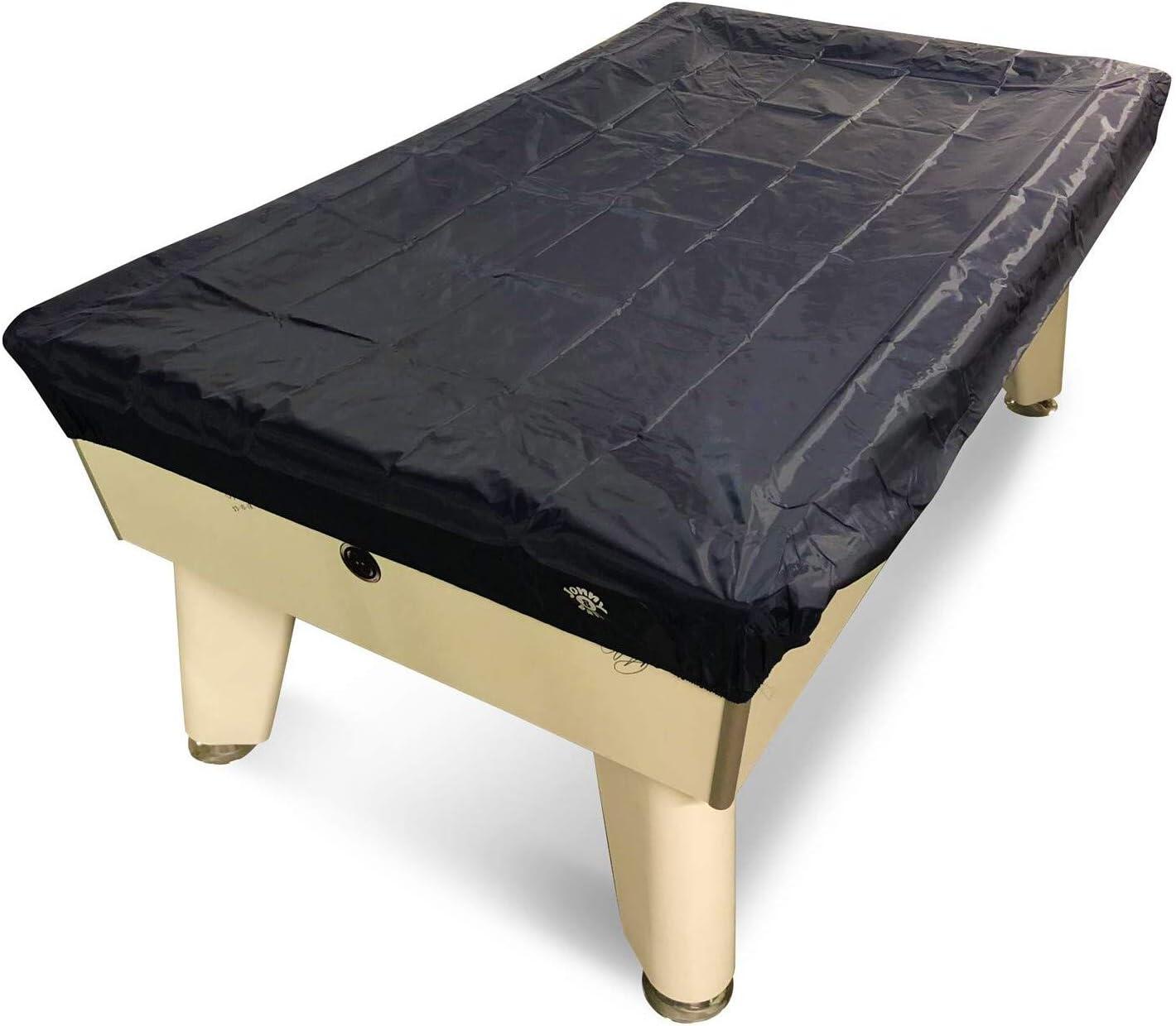 FUNKY CHALK Jonny 8 Ball 7ft Fitted Nylon Snooker Pool Table Cover - DARK NAVY- 215 x 125CM