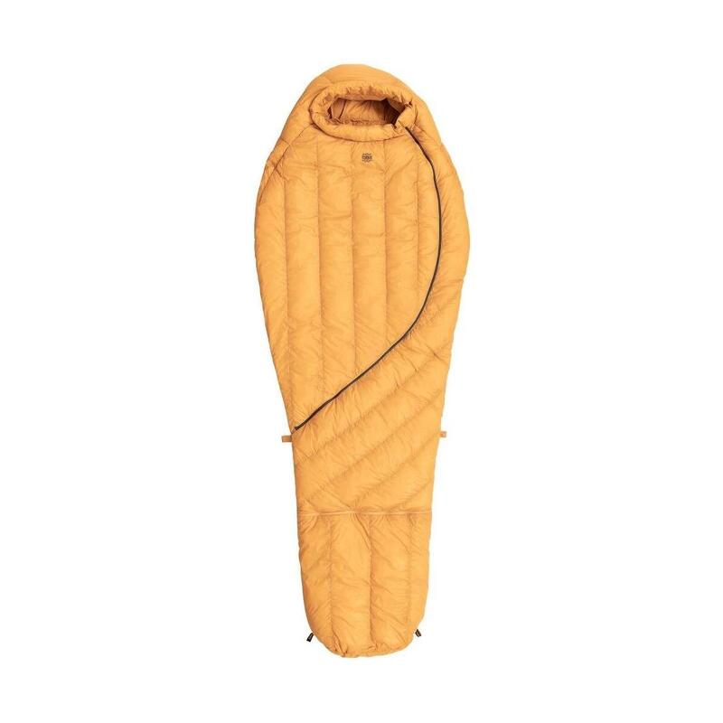 Mummyslaapzak Ultar met gebogen ritssluiting -21°C - Geel - voor volwassenen
