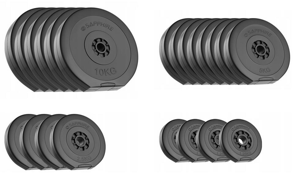 Zestaw kulturystyczny Sapphire SG 158kg z ławką XG-500 z wyciągiem 4/7