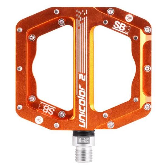 SB3 Unicolor 2 Orange Flat Pedals