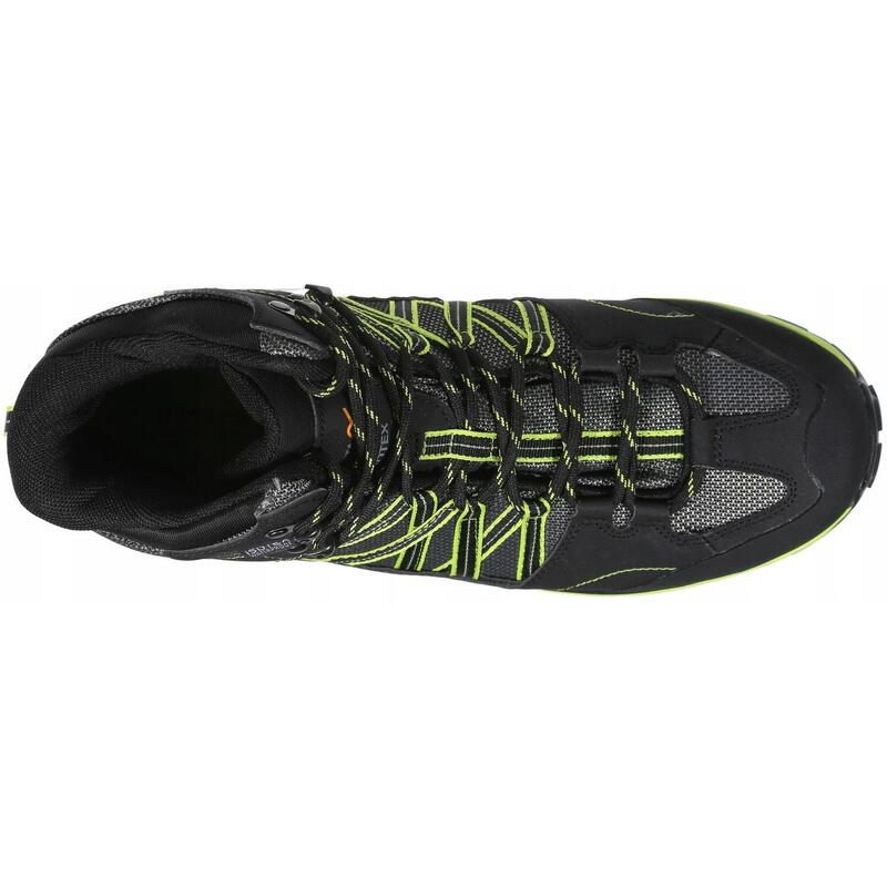 Samaris II Homme Randonnée Chaussures - Noir / vert brillant