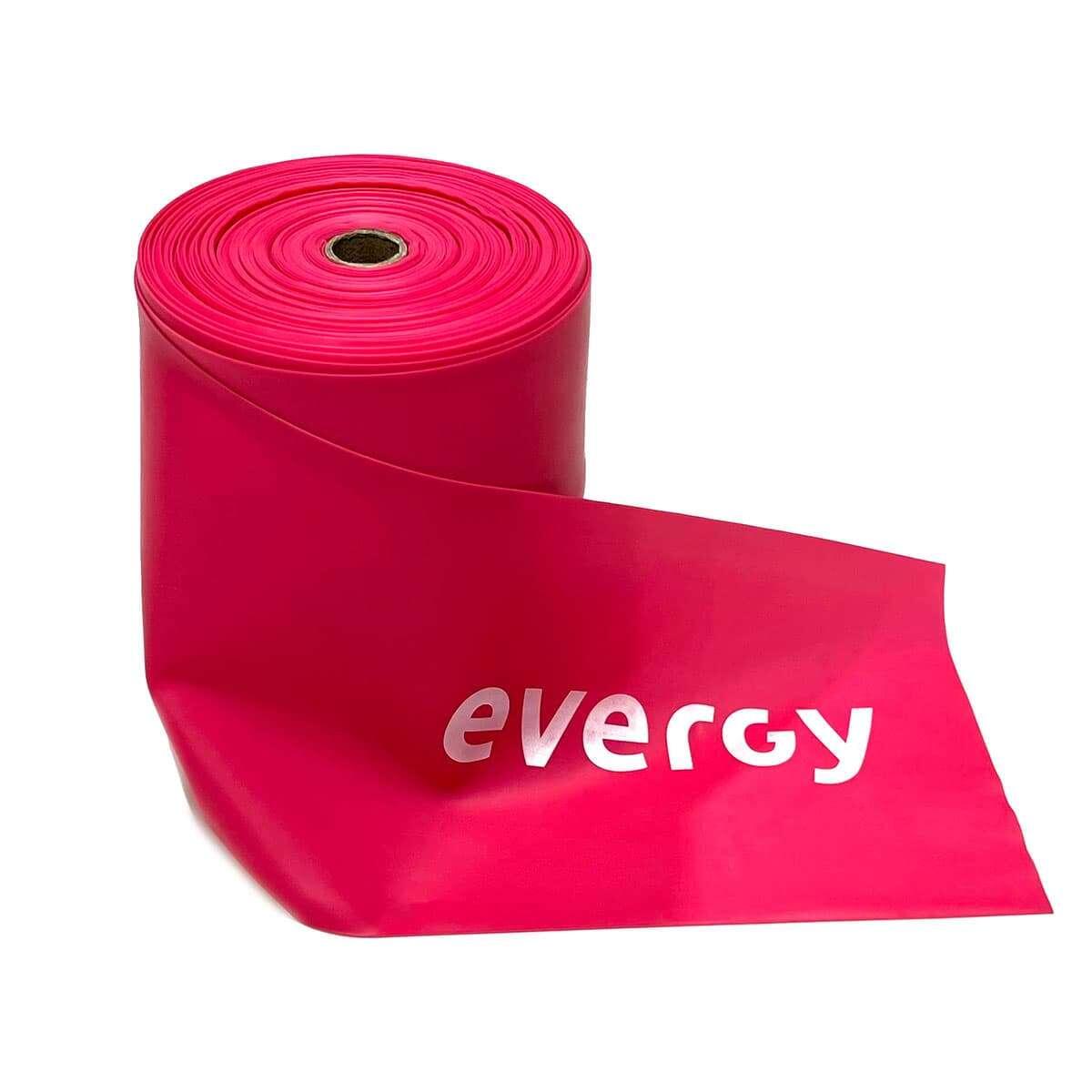 Rollo banda elástica 25m fuerte rosa evergy cross training 3/7