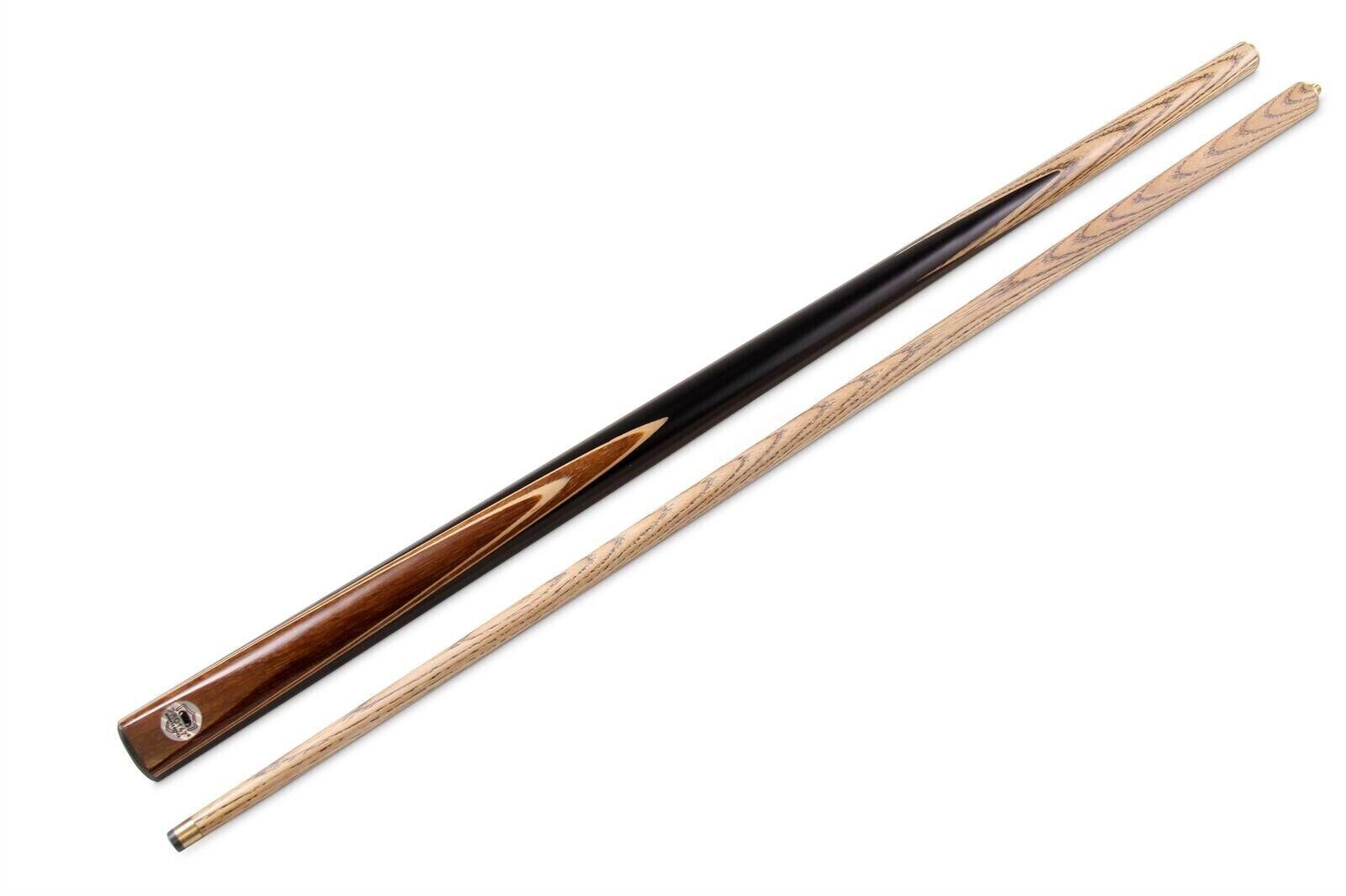 FUNKY CHALK PRO147 CENTURY 2pc Snooker Pool Cue Traditional Spliced All Ash with Brass Cent