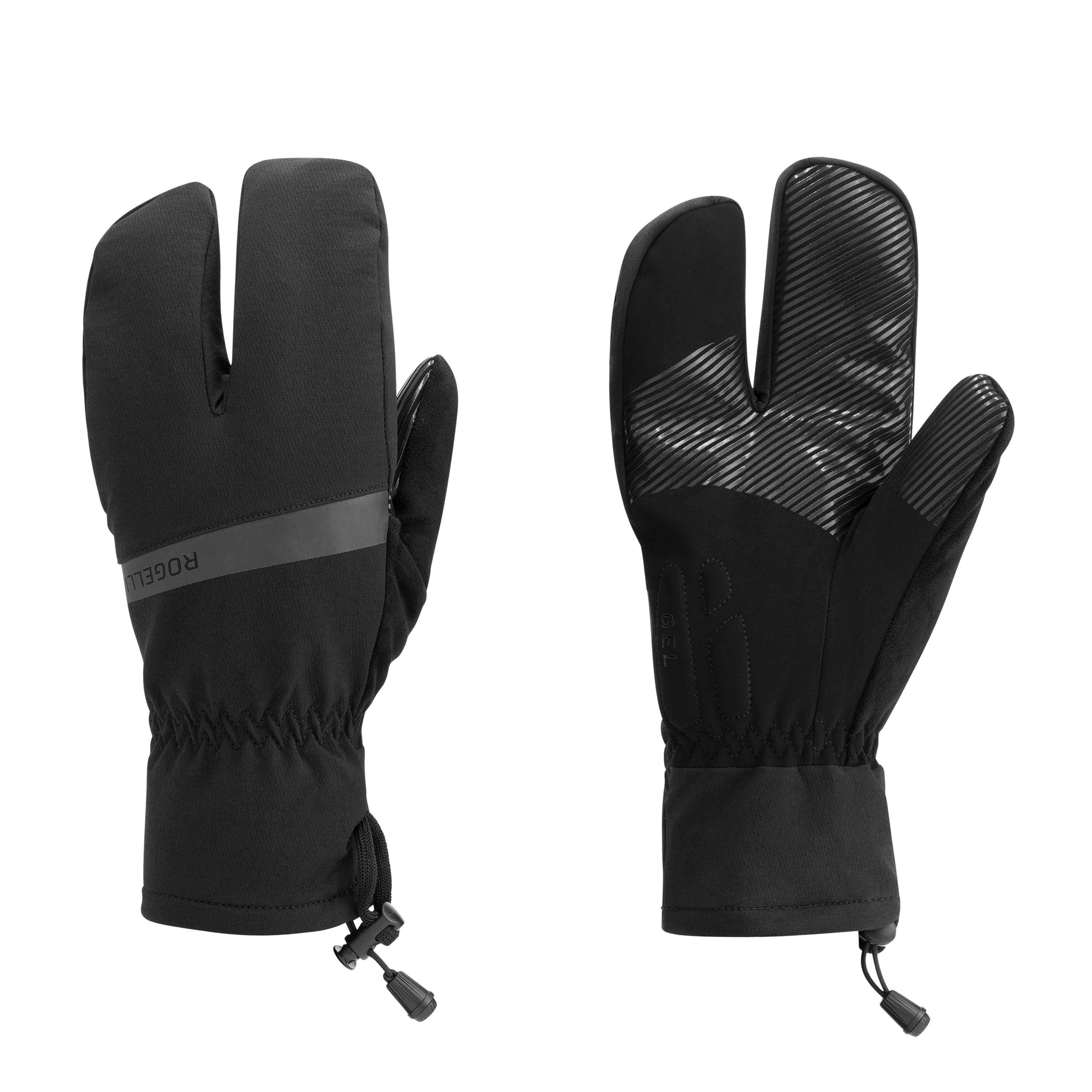 Rogelli - Gants Velo Long De Hiver Homme - Nova Lobster - Gants - Noir - 3xl - Decathlon