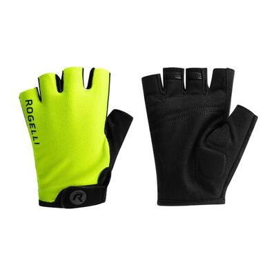Wielrenhandschoenen heren core fluor geel