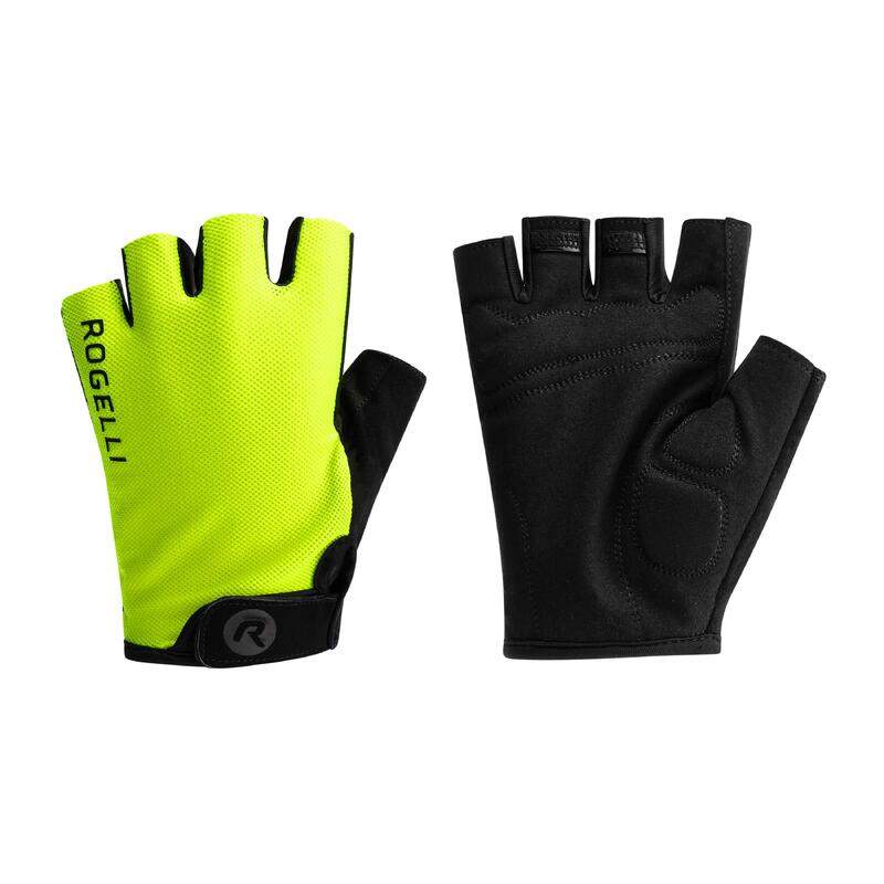 Wielrenhandschoenen Heren Core Fluor Geel