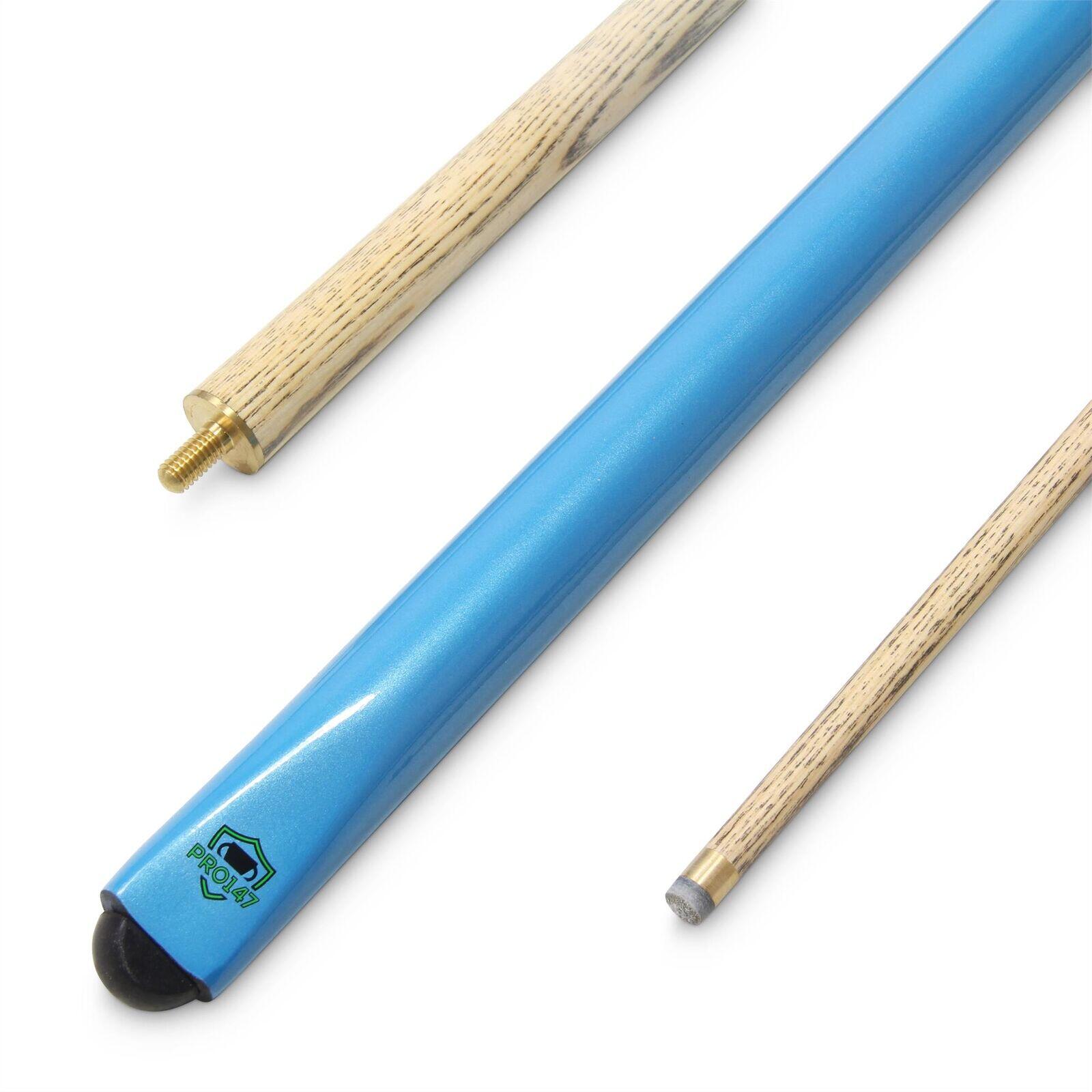 FUNKY CHALK PRO147 SKY BLUE Butt 2 Piece Centre Joint Pool Snooker Cue with 9.5mm Tip