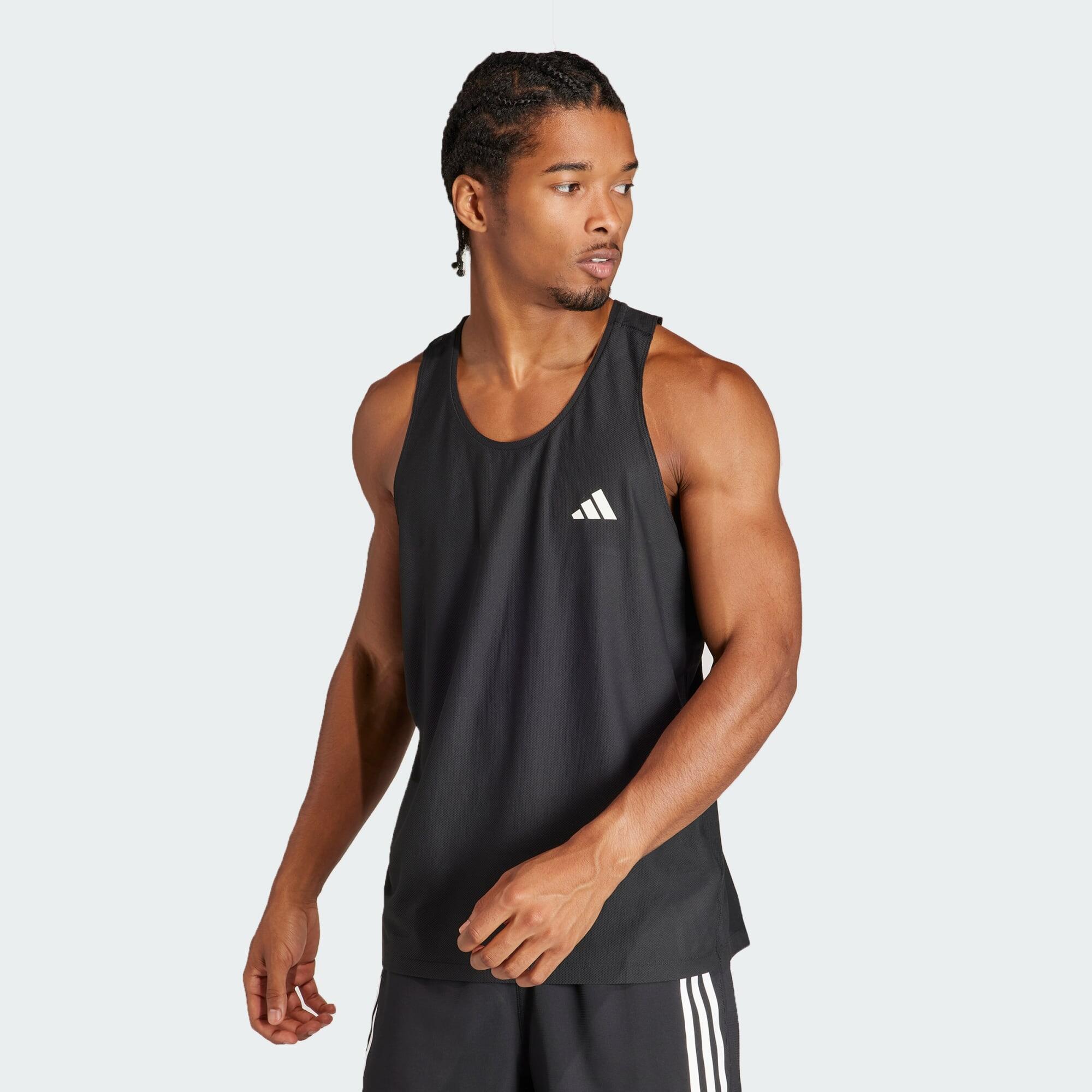 Tank Top Sportowy Męski e Adidas Own The Run