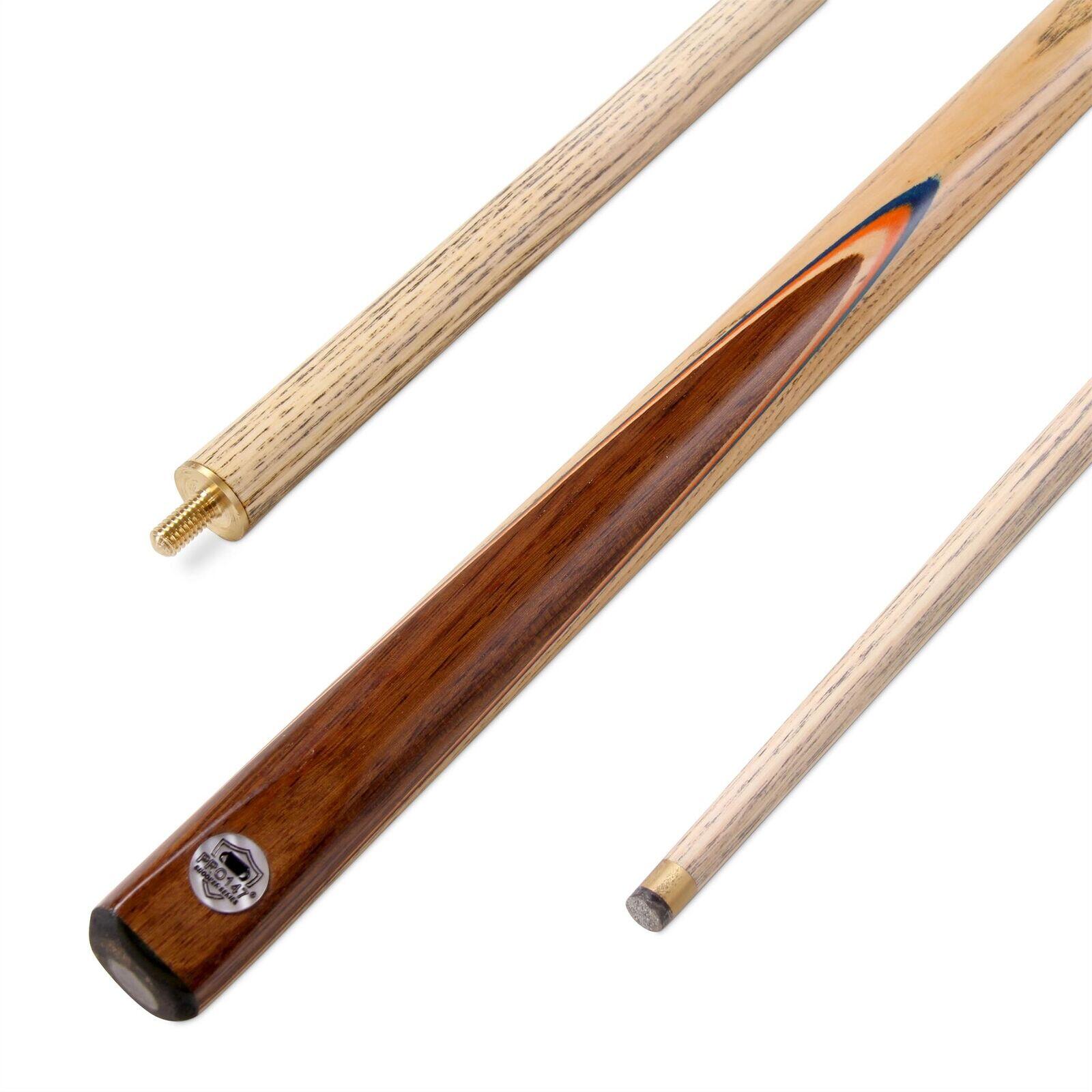 PRO147 EMPIRE 2pc Snooker Pool Cue Traditional Spliced All Ash with 9.5mm Tip 2/6