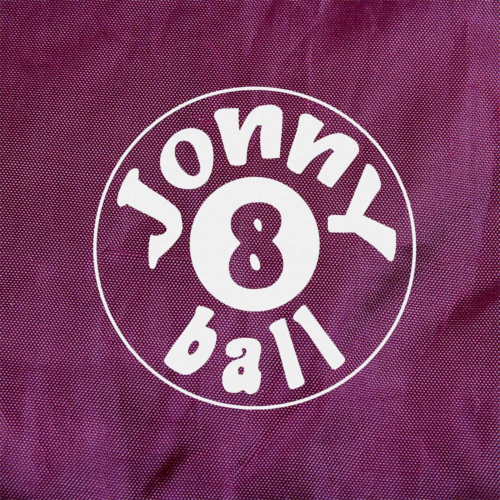 Jonny 8 Ball 7ft Fitted Nylon Snooker Pool Table Cover - BURGUNDY - 215 x 125CM 3/3