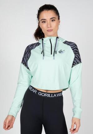Zion Cropped Hoodie - Rood