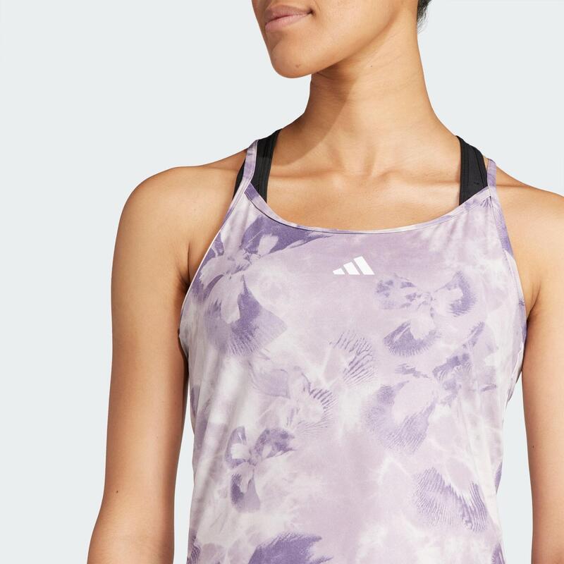 Train Essentials AOP Flower Tie-Dye Tanktop