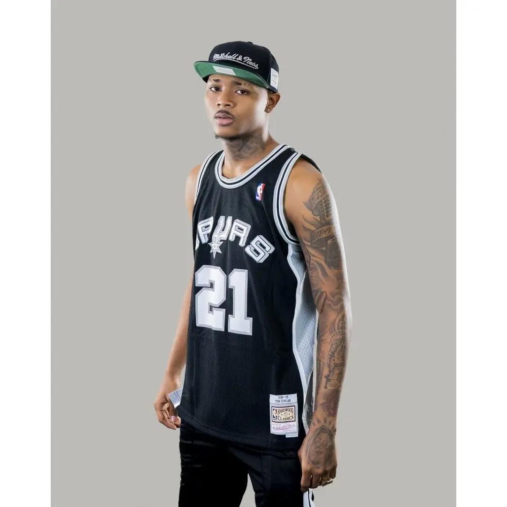 Maillot basket homme Mitchell & Ness NBA San Antonio Spurs Tim Duncan 2/2