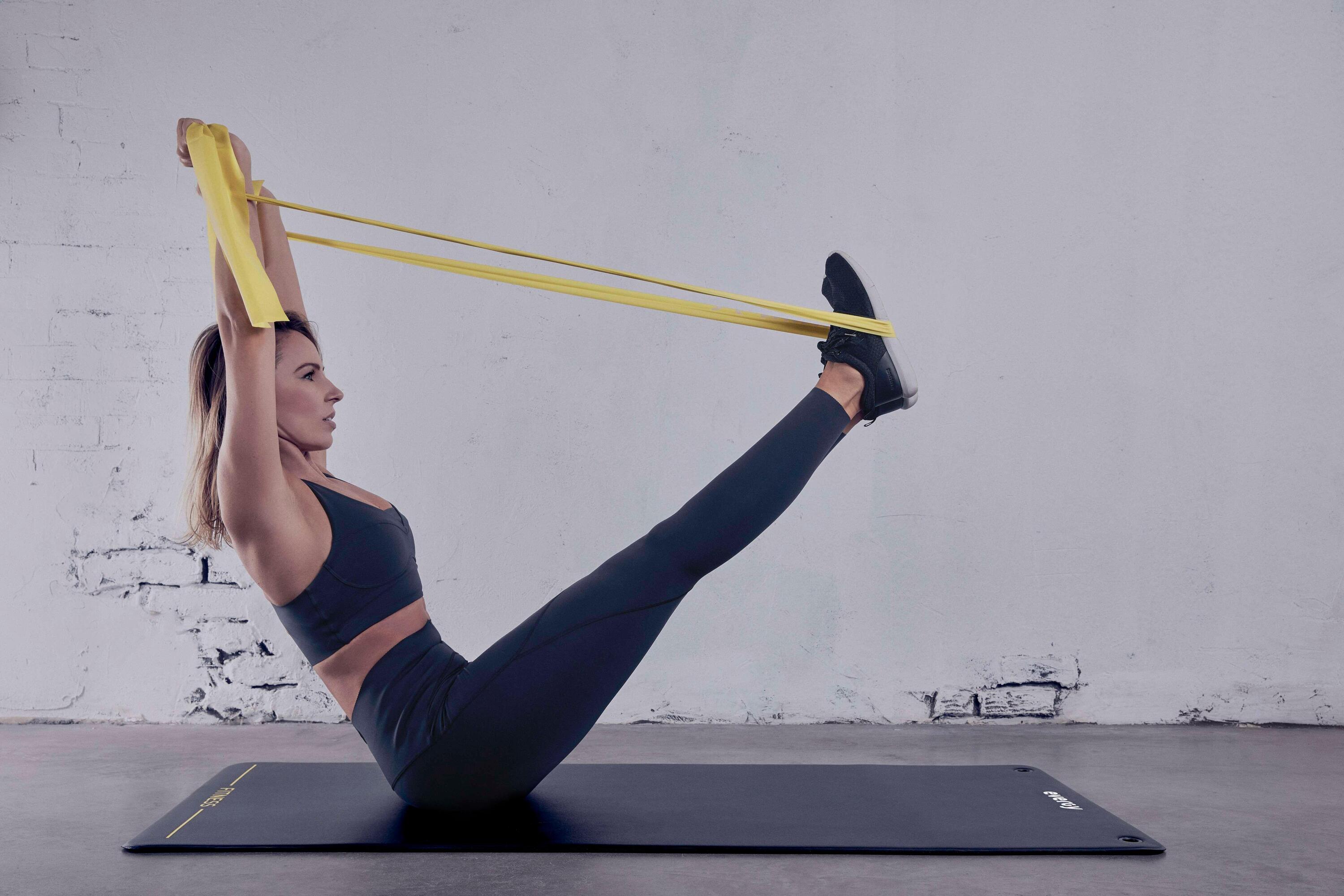 Colchoneta fitness studio evergy 120cm negra esterilla yoga mat 6/6