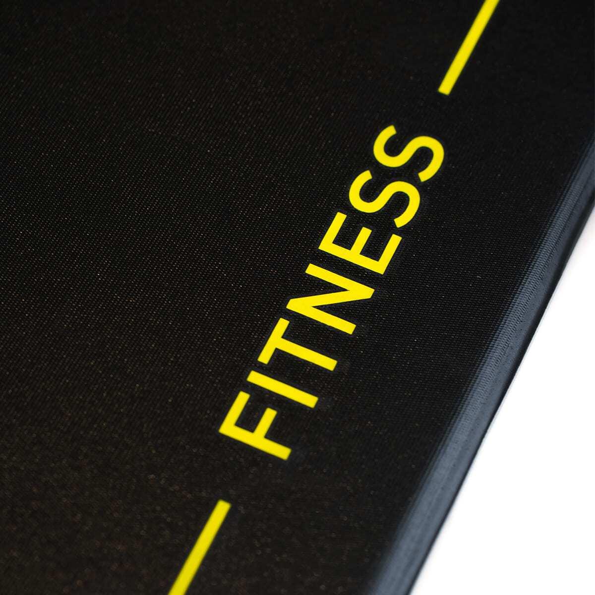 Colchoneta fitness studio evergy 120cm negra esterilla yoga mat 2/6