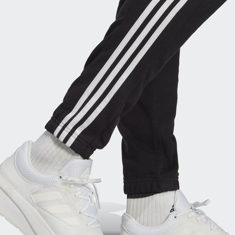 Essentials French Terry Tapered Elastic Cuff 3-Stripes Pants