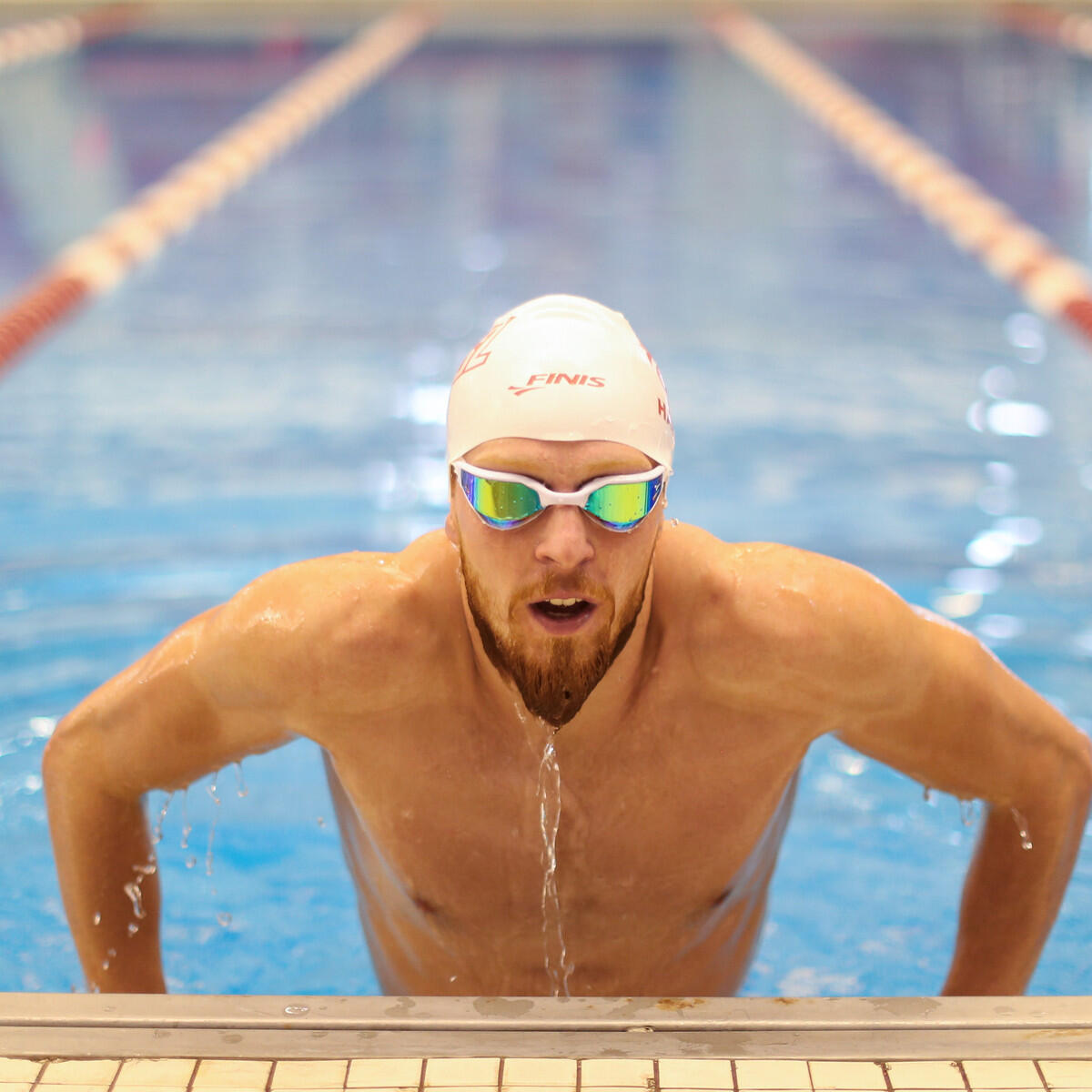 Finis Hayden Mirrored Goggles - Purple/White 2/5