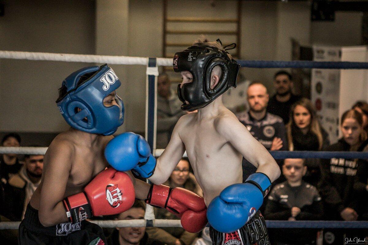 Gants de boxe Ali's-BG SP-Sparring-Bleu-Cuir 3/4