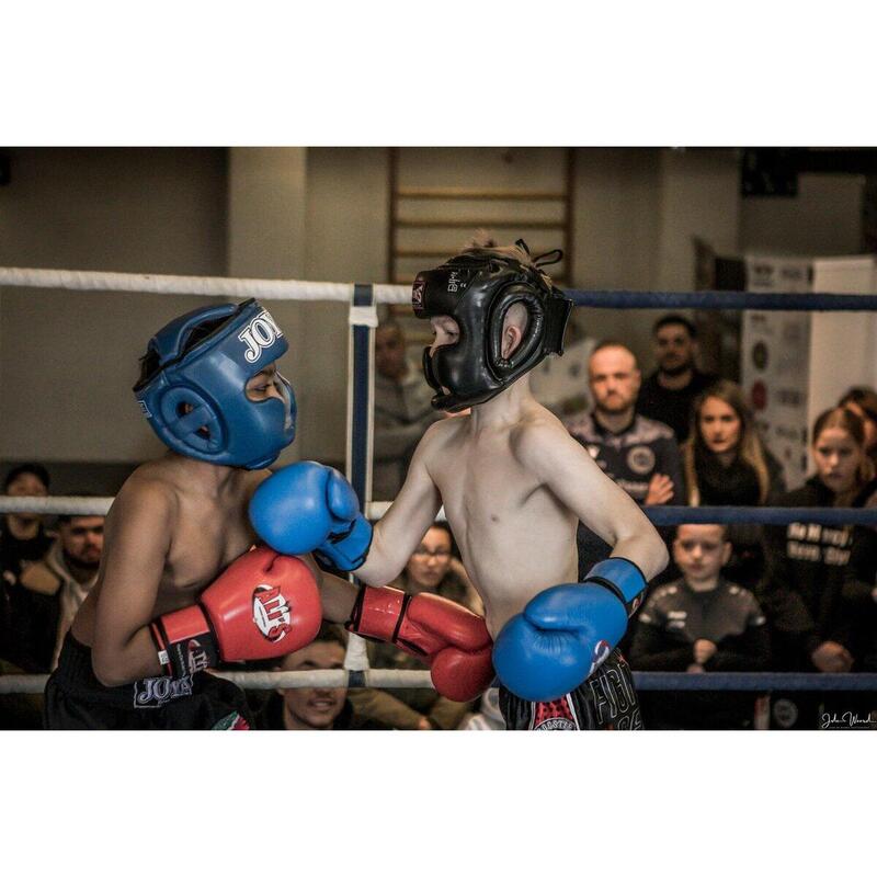 Ali's-BG SP-Gants de Boxe-Sparring-Bleu-Cuir Véritable