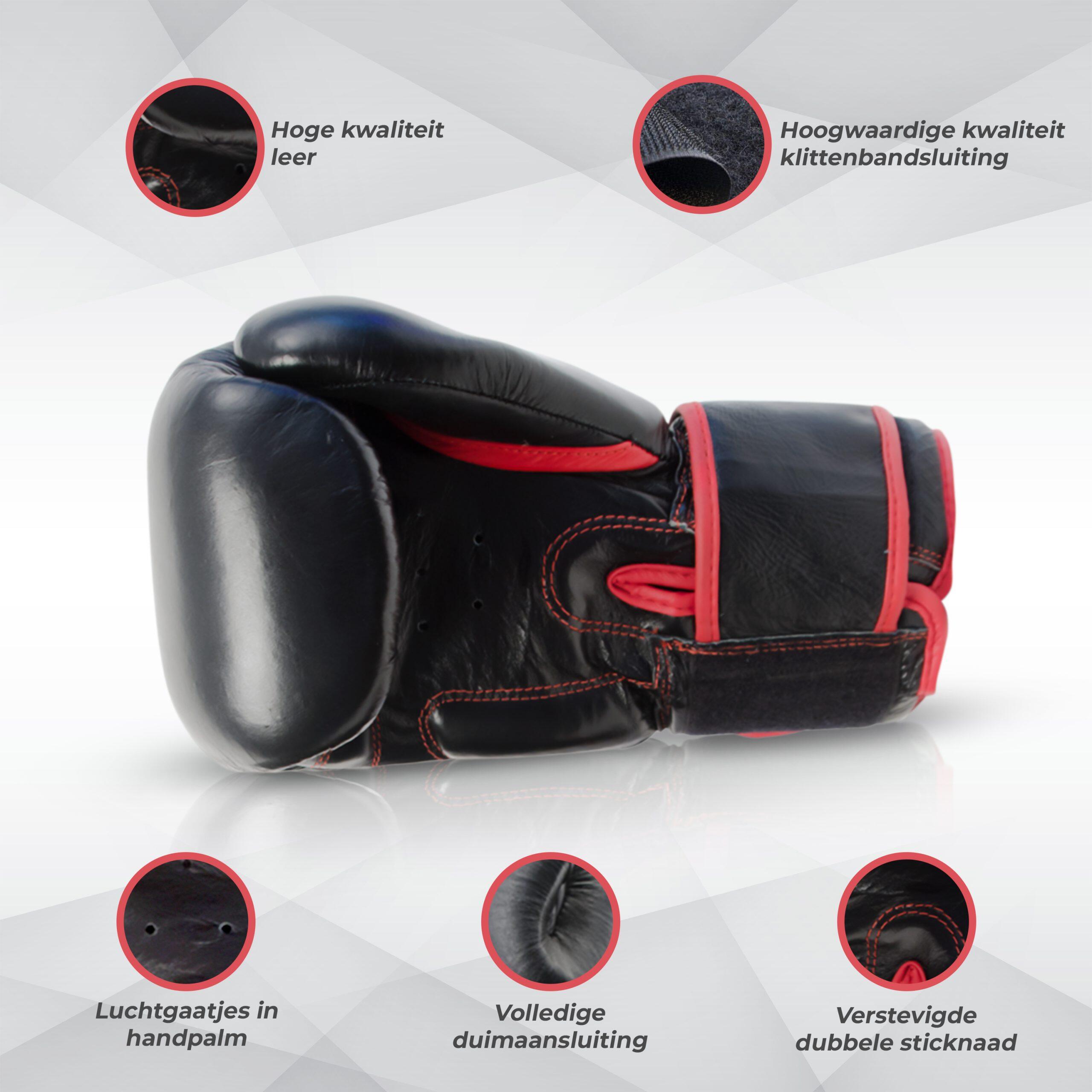 Gants de boxe Ali's-BG TR-Training-Noir-Cuir 2/5