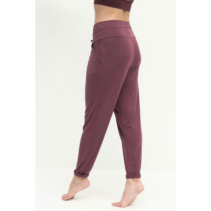 Yoga Pants Bali Yoga Damen Rot Stretchig KISMET